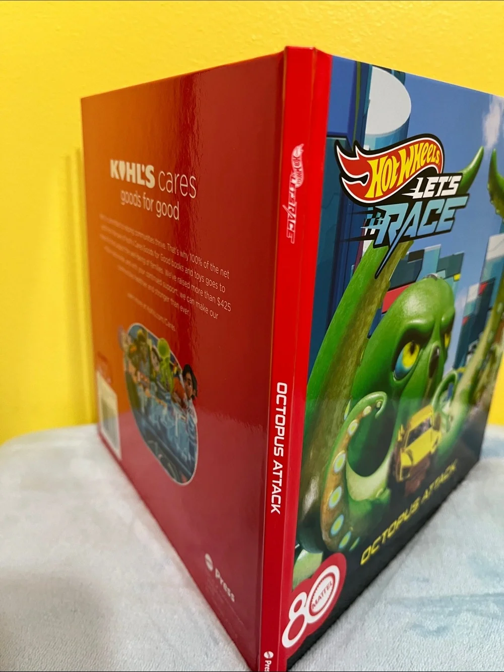 Hot Wheels Octopus Attack Hardcover Book NEW